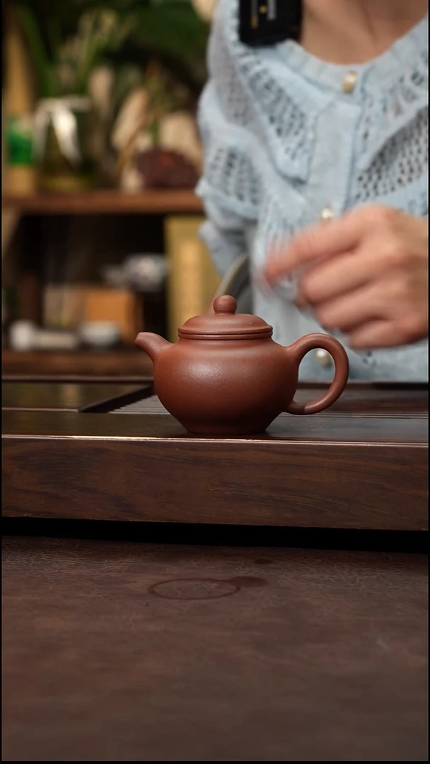 茶壶紫砂底槽清小掇只120cc左右
