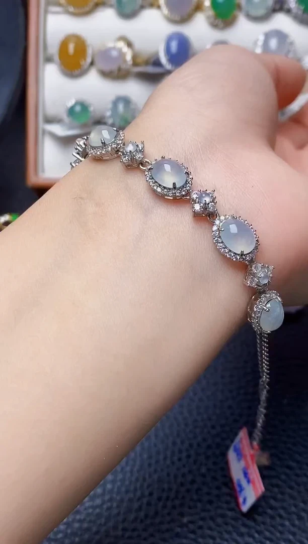 银S925镶嵌戒指翡翠2328