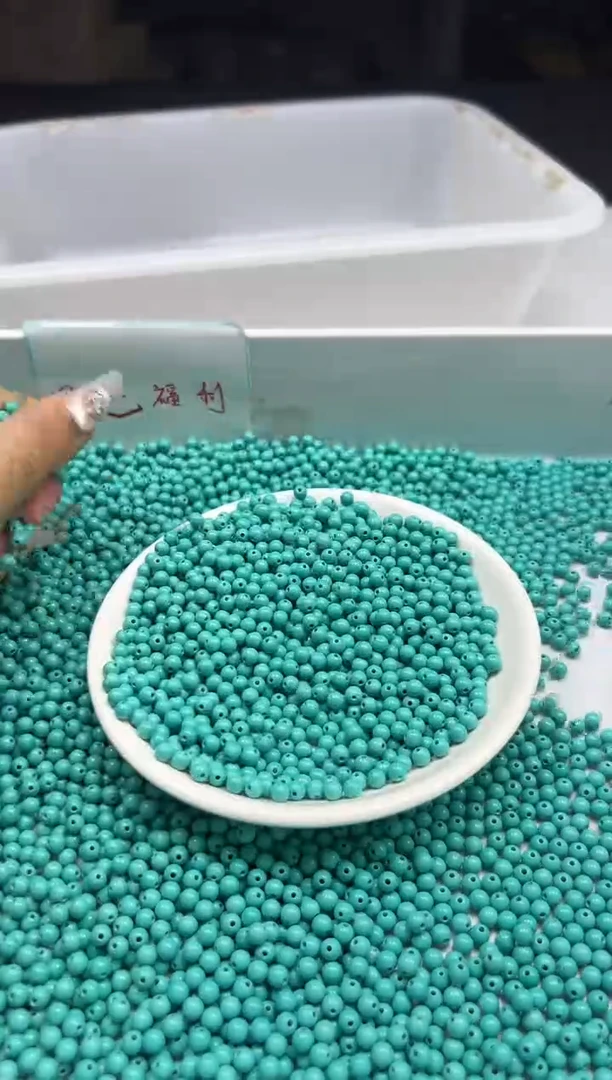 未镶嵌颈饰玛瑙/玉髓w822高瓷绿*松4mm*30颗