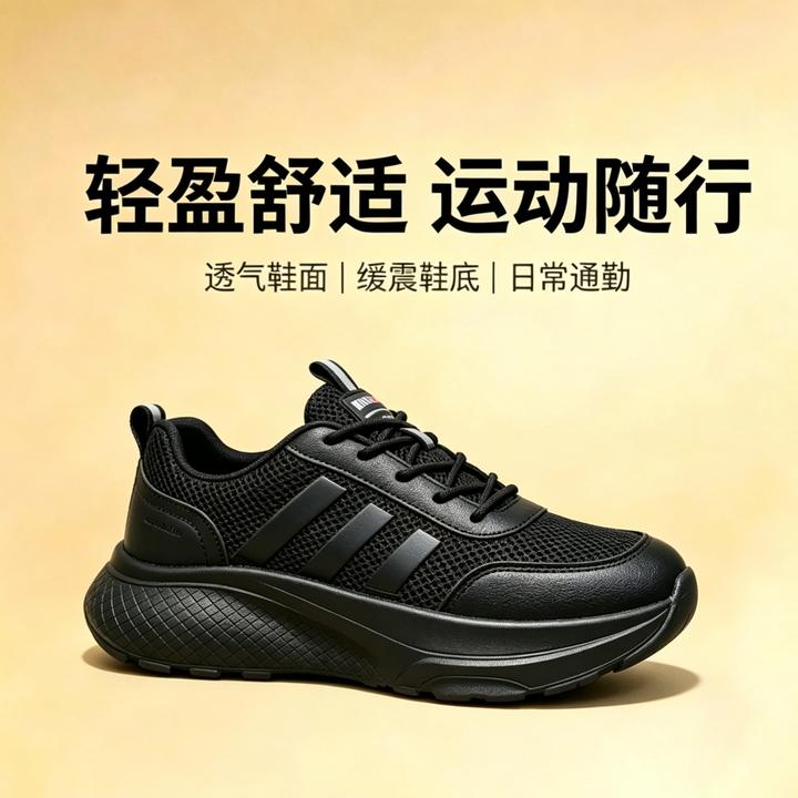 2026夏季时尚新品网面透气鞋轻弹减震百搭运动男女款