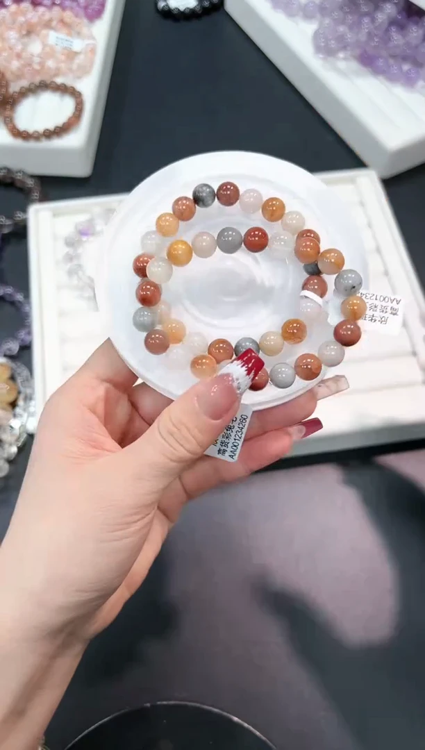 【闪购商品】水晶手串未镶嵌87f多样性发其一/1条默认微瑕