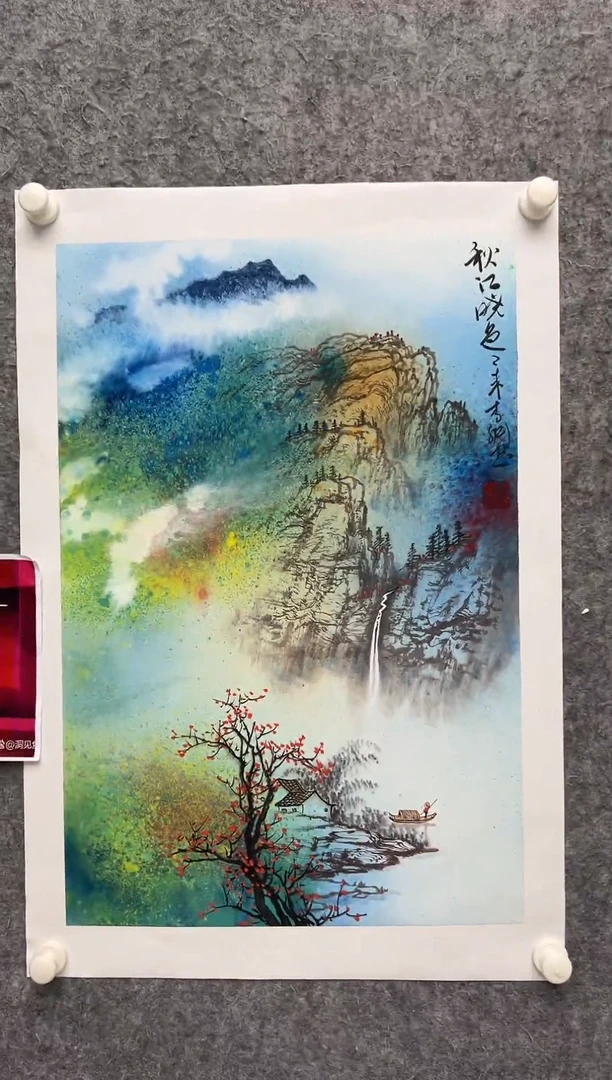 国画李纲-2.7平尺-国画作品