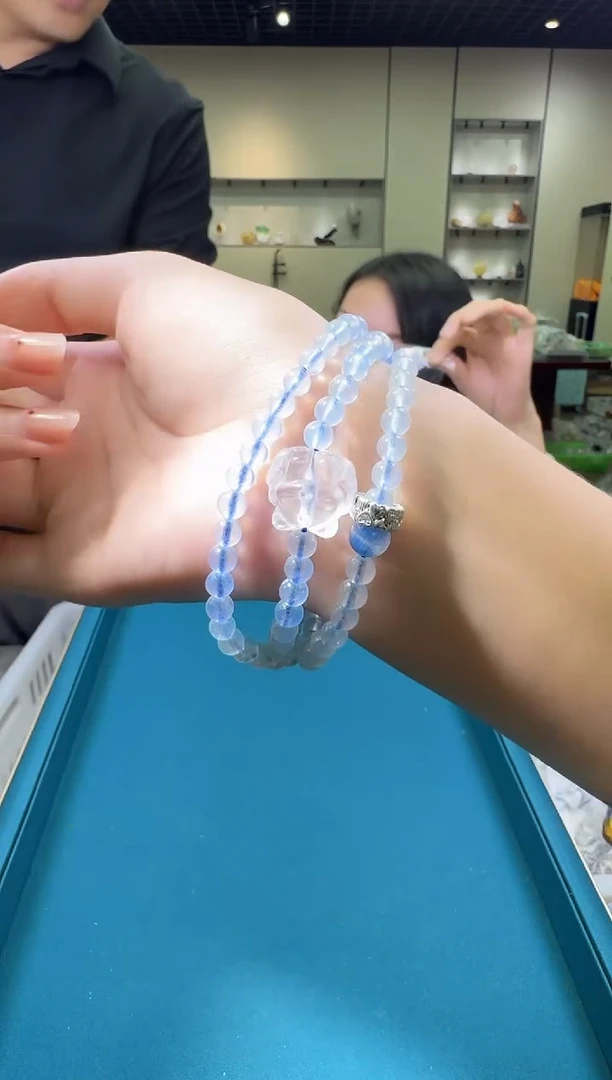未镶嵌手链海蓝宝石多样性发一件 585