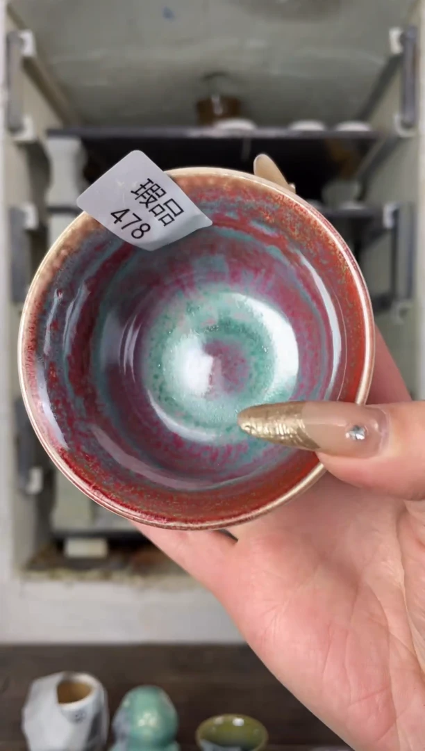 【闪购商品】摆件钧瓷手工茶器窑变