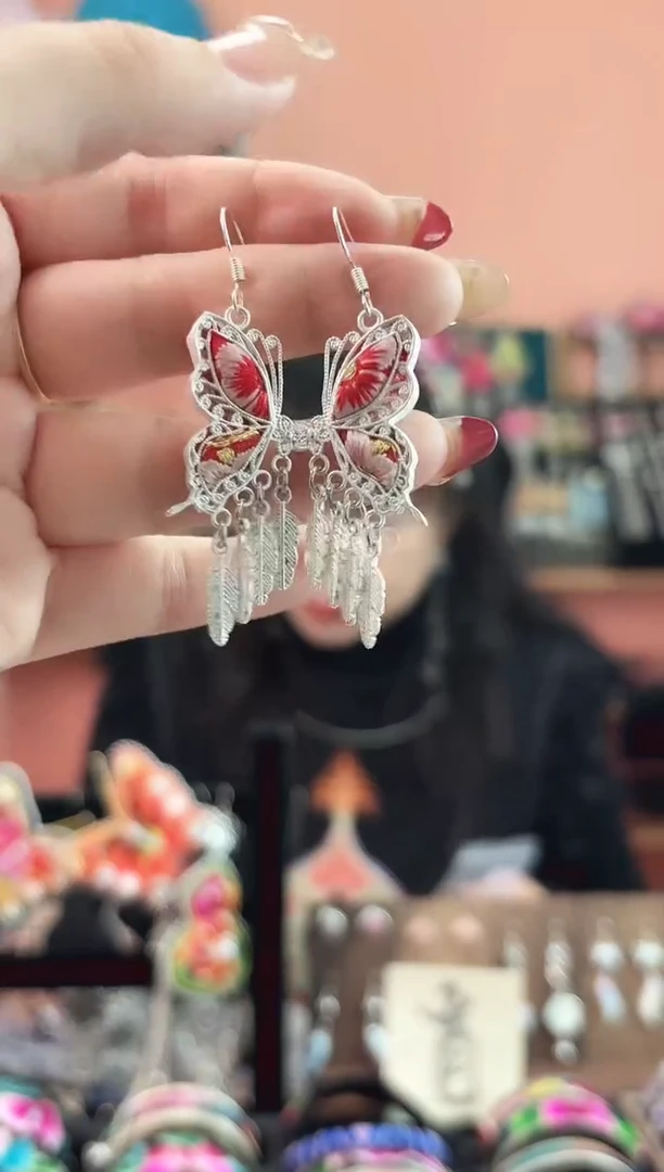 织绣艺枝独绣手工饰品44