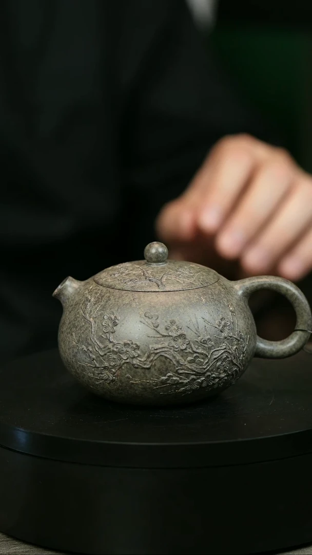茶壶紫砂霖*H2273陈春芬段泥梅花西施