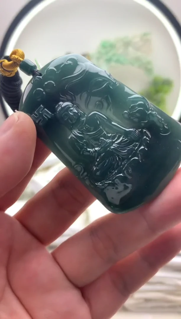 颈饰未镶嵌翡翠阿弥陀佛