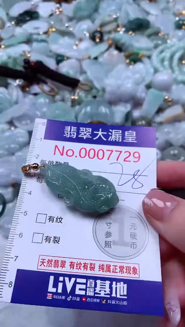 颈饰未镶嵌翡翠7729