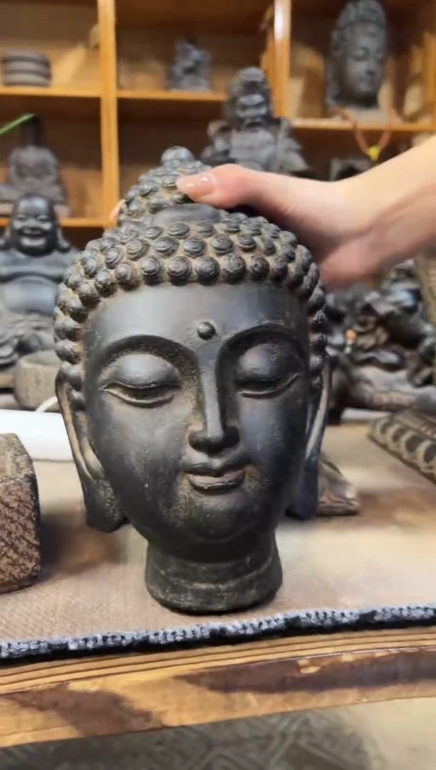 陶土【火山泥】小佛首