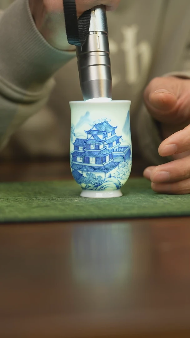 【闪购商品】杯柴窑青花破价福利