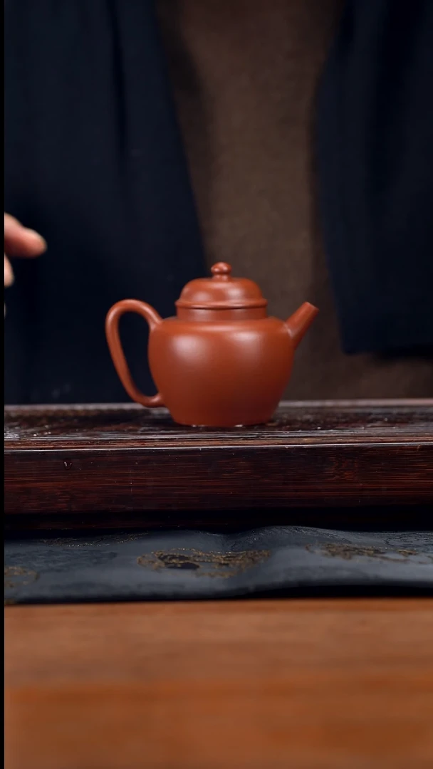 【闪购商品】紫砂茶壶160cc黄龙山原矿朱泥宫灯30