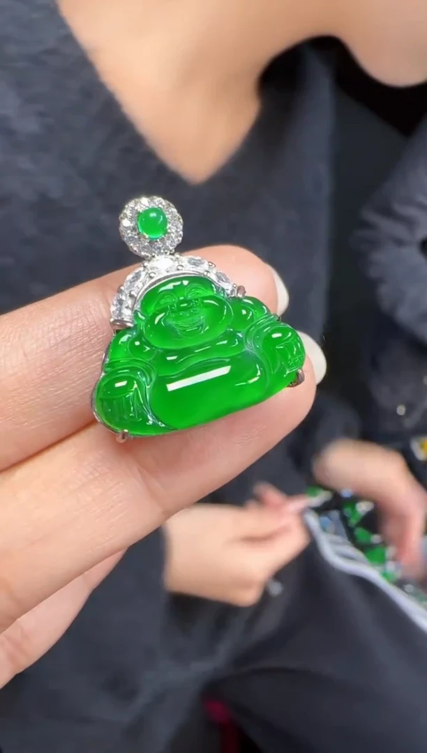 未镶嵌定制翡翠翡翠吊坠14