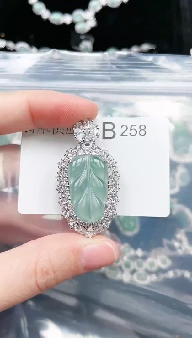 【闪购商品】翡翠颈饰未镶嵌258赠皮绳