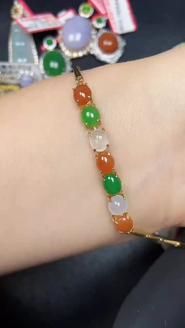 银S925镶嵌戒指翡翠3500