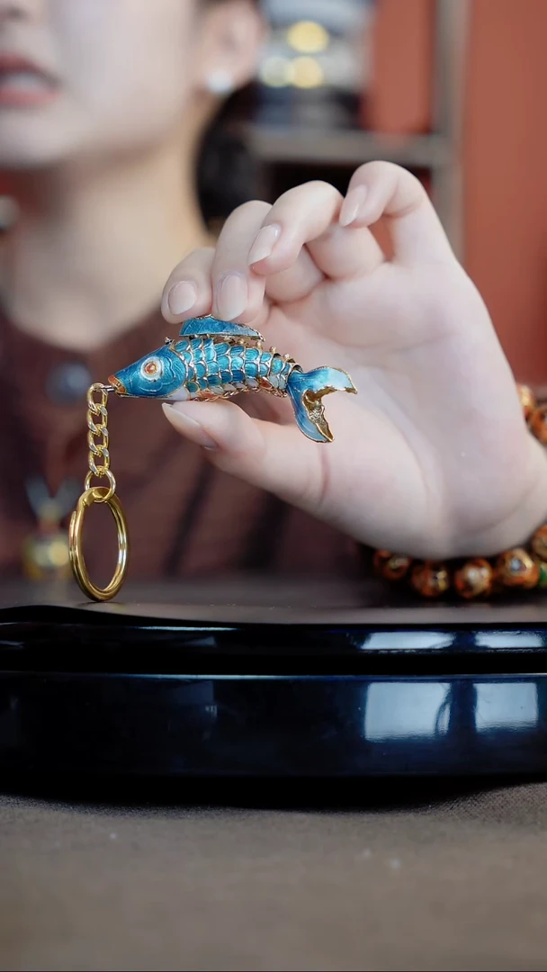 景泰蓝    锦鲤挂件