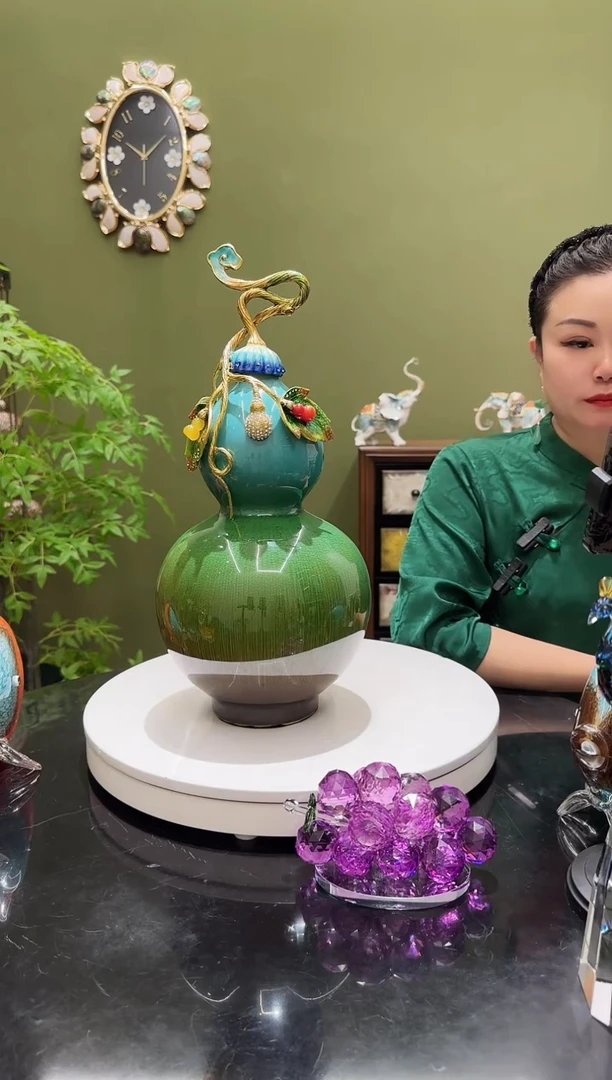 陶瓷珐琅彩葫芦