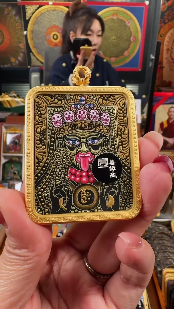 【闪购商品】吊坠壹善缘城手绘唐卡扎基年终大促