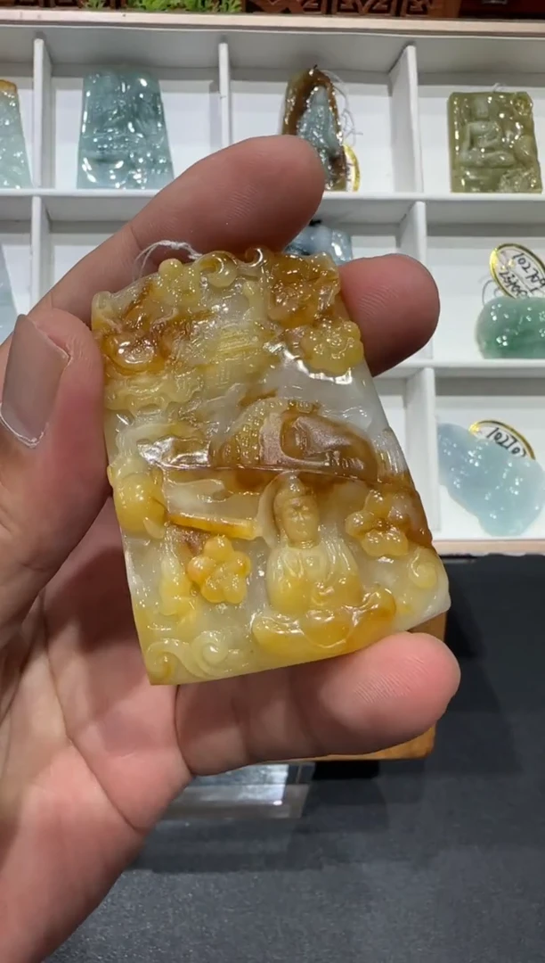 未镶嵌挂件翡翠A货翡翠多样性孤品