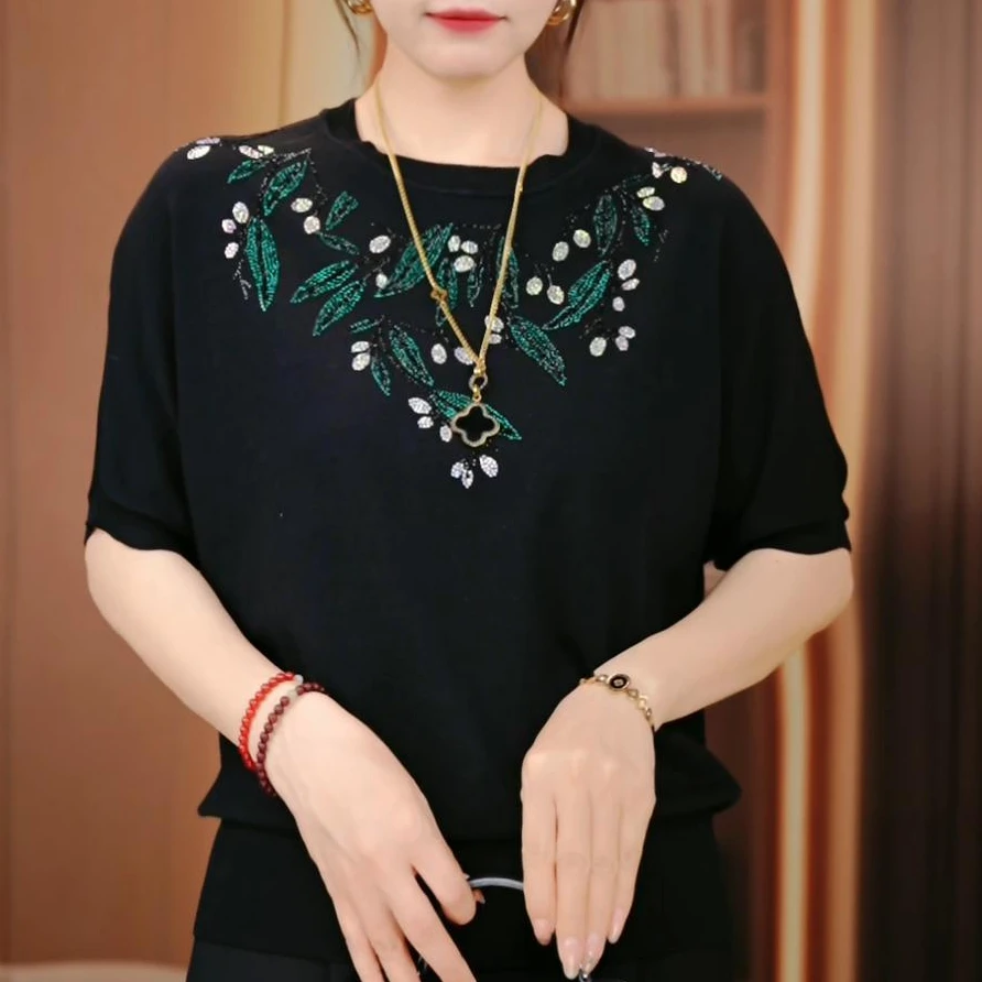 YC  洋气轻奢高级女装优雅休闲百搭时尚气质显瘦莱赛尔纯天丝上衣