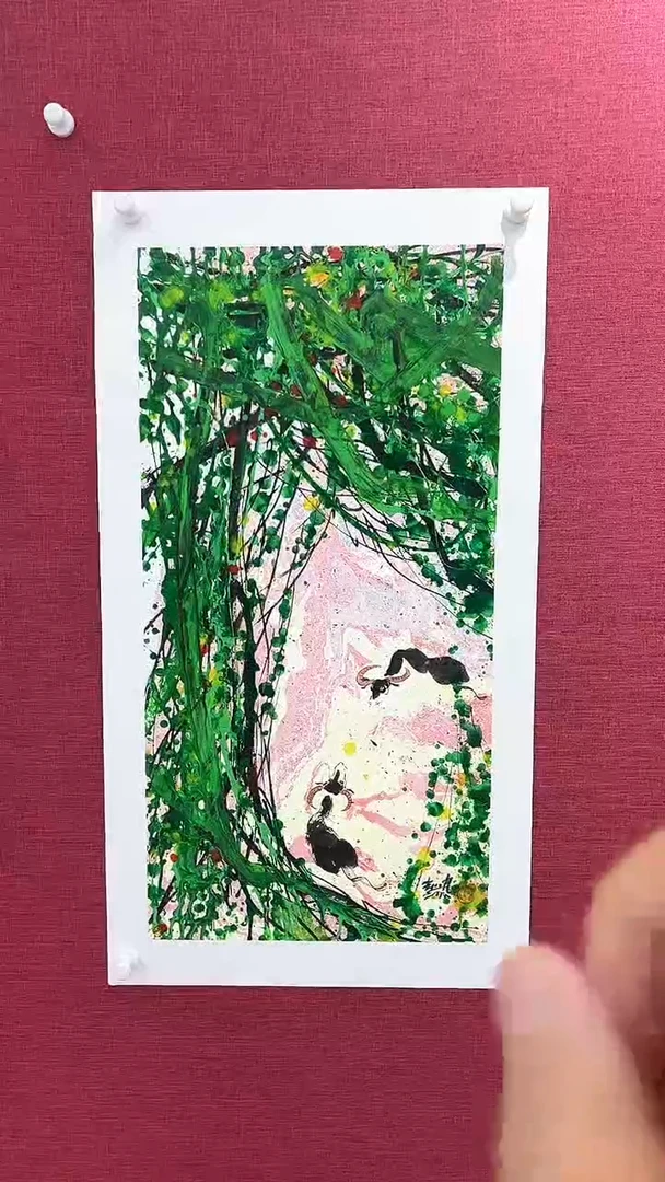 国画赵燮绘画2pc藤萝画集作品