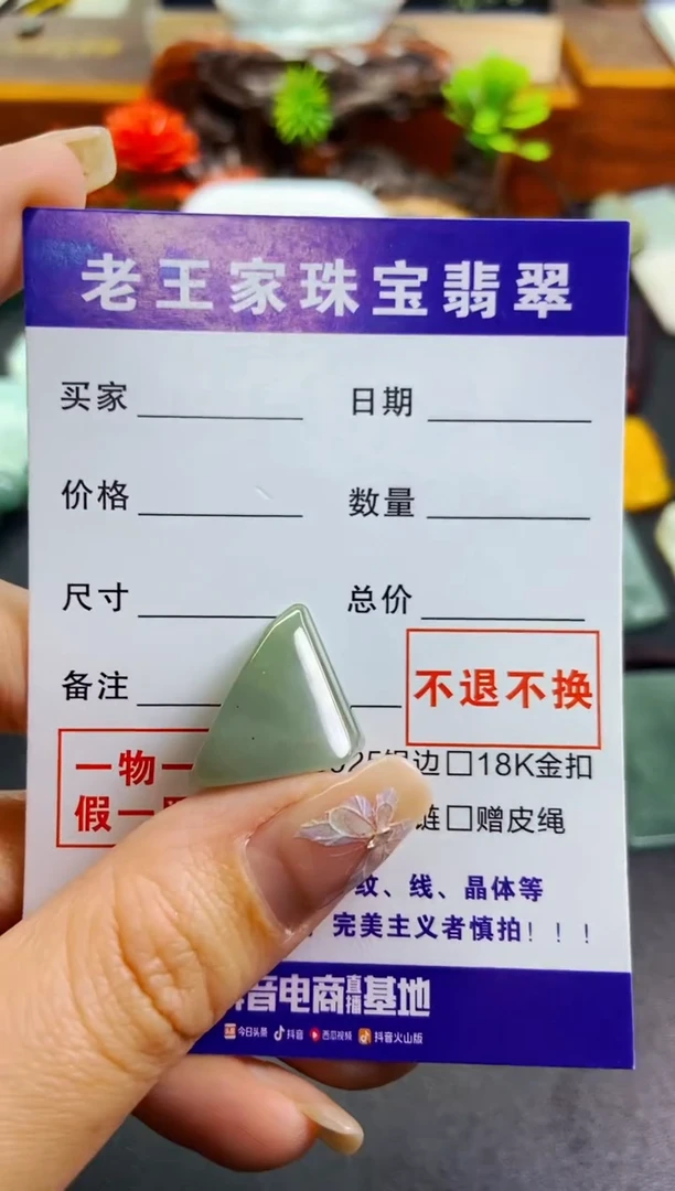 【闪购商品】翡翠颈饰未镶嵌料子