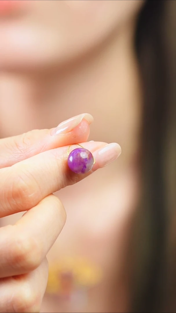 苏纪石（舒俱来）18K金镶嵌吊坠(不含链)222