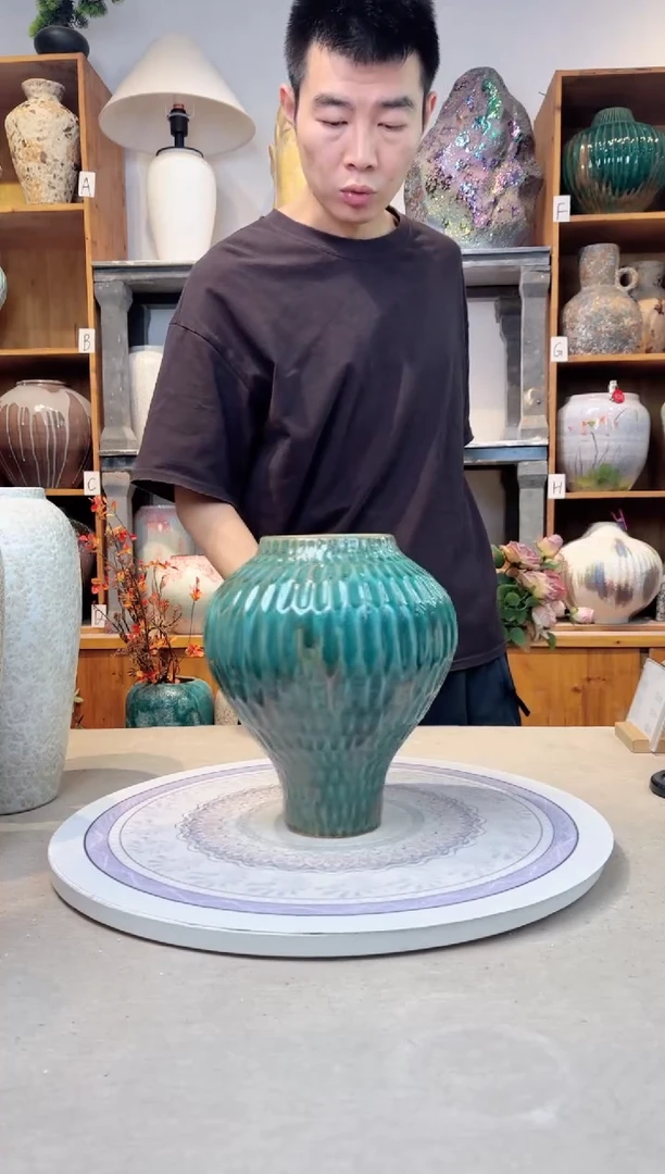 瓶孤品 手工 精品陶瓷花瓶  a258