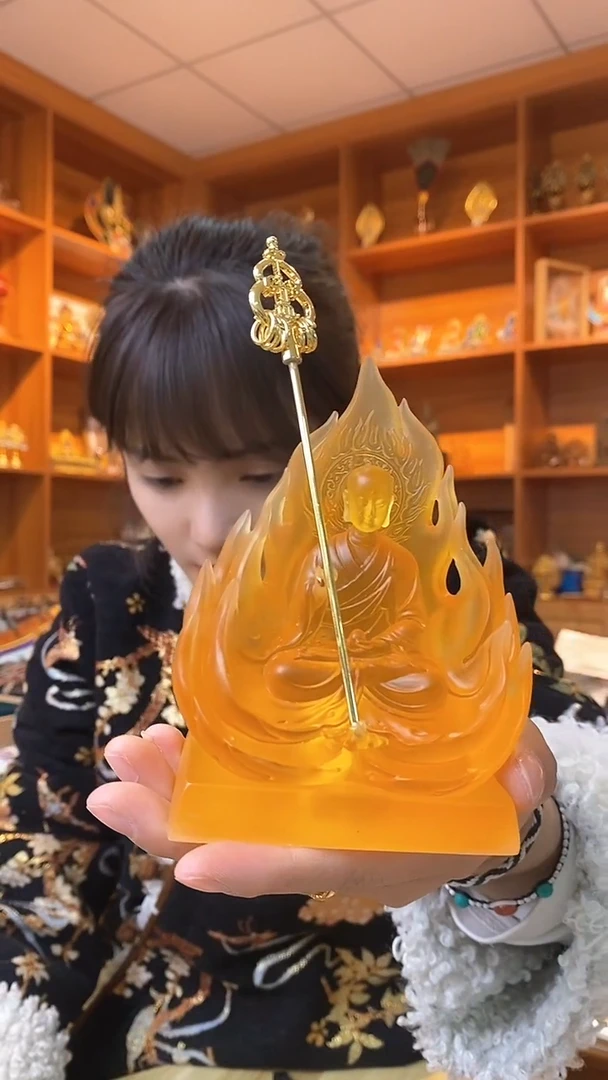 【闪购商品】泥塑地藏-与实物略有差异介意者慎拍