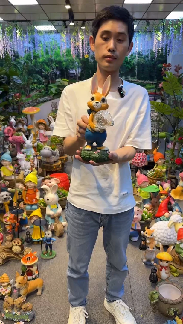 无花朵花园庭院摆件&00&