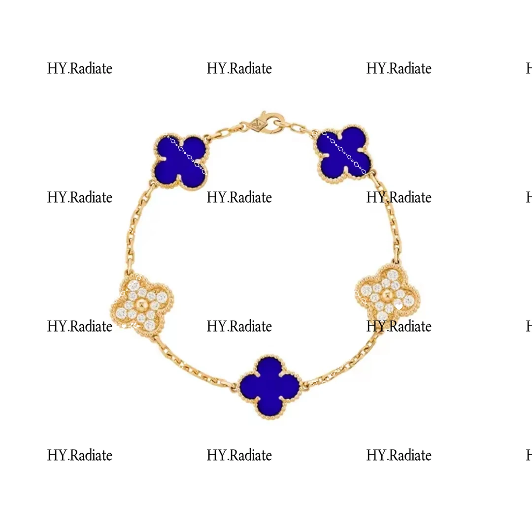 钨金手链 HY. Radiate四叶草幸运系列吊坠小众简约时尚手链