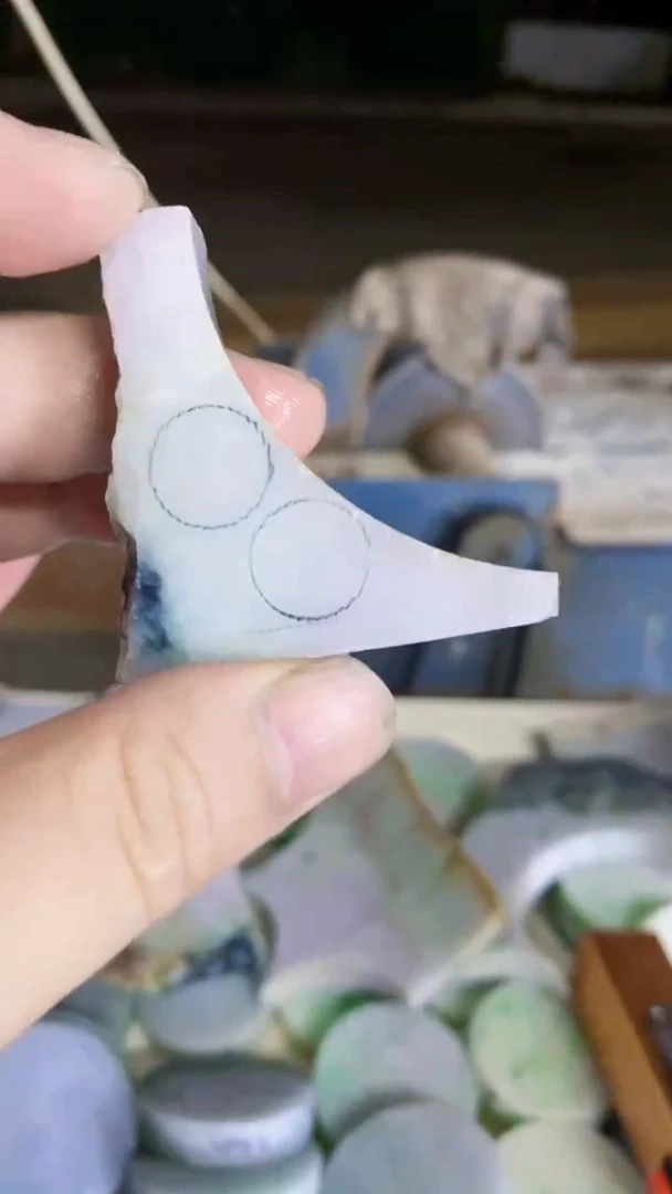 翡翠裸石缅甸天然翡翠A货F2545