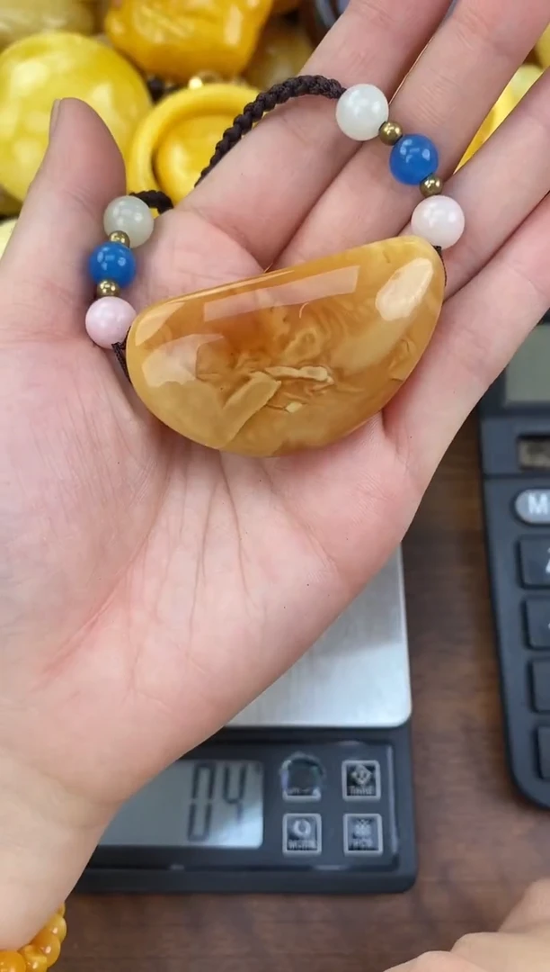 裸石琥珀未镶嵌天然琥珀蜜蜡