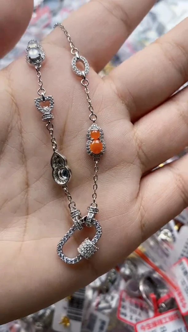 翡翠戒指银S925镶嵌1111---7