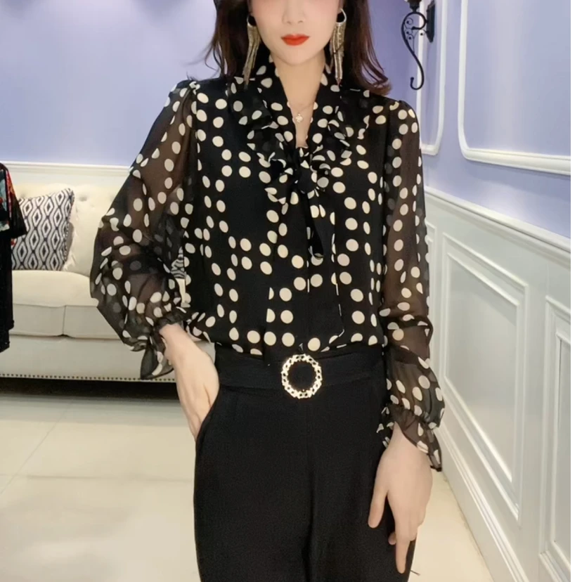 妈妈装百搭夏季翻领ins打底衫印花40-50岁修身内搭