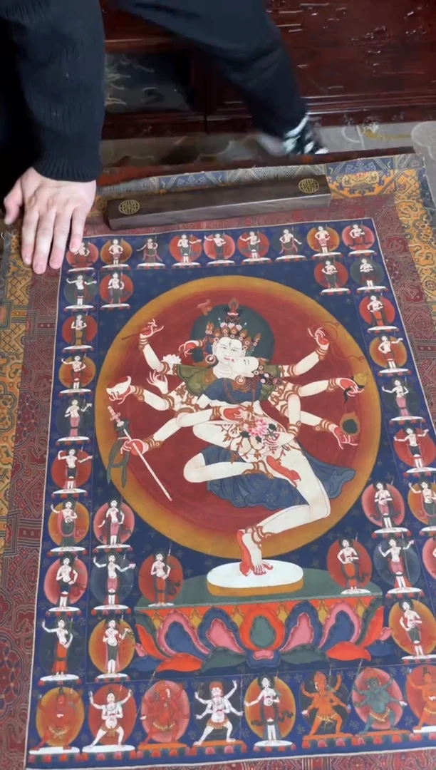 卷轴画手绘唐卡157