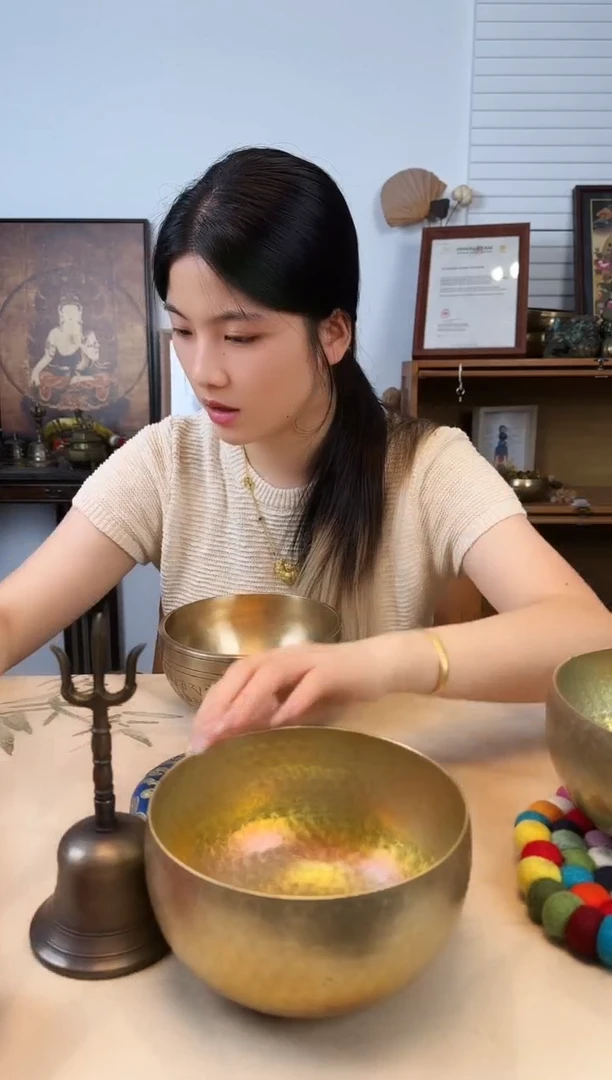 清**盏龙鳞颂钵 +三清铃