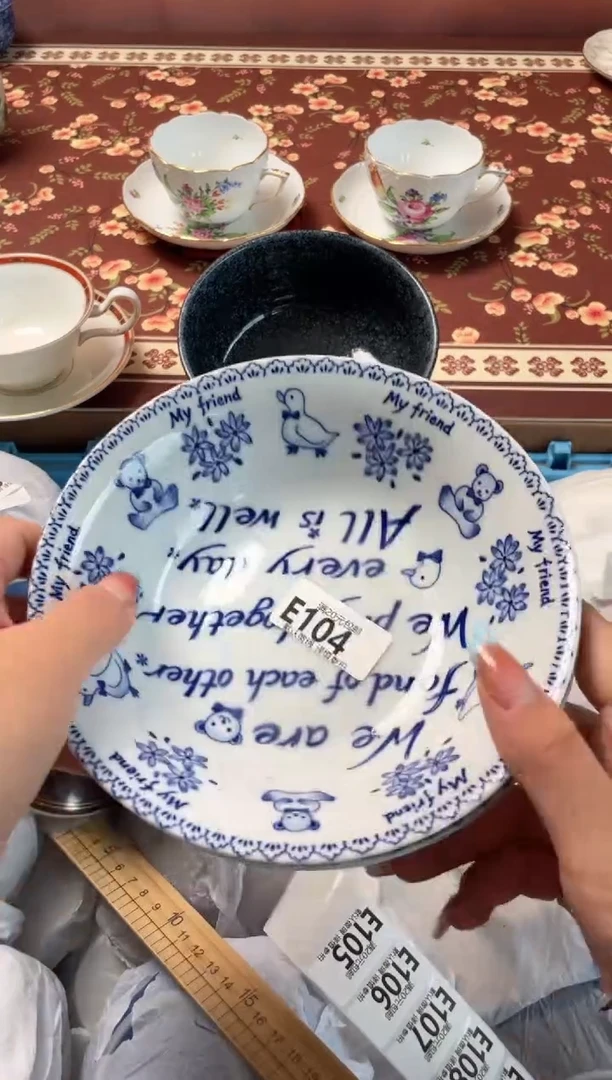 瓷片果*瓷器瓷器E104