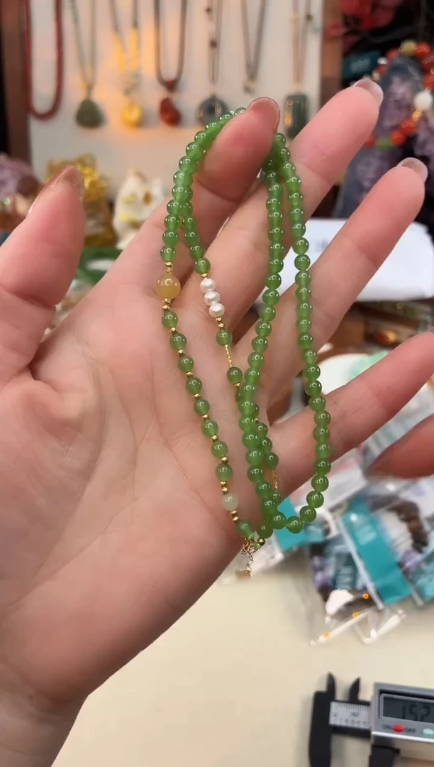 未镶嵌和田玉项链@@A2921D013358