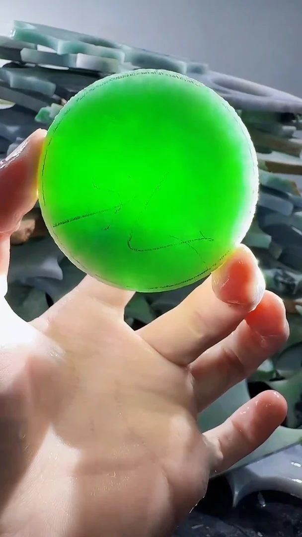 裸石翡翠缅甸翡翠A货文2454