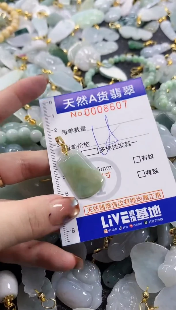 颈饰未镶嵌翡翠天然A货翡翠