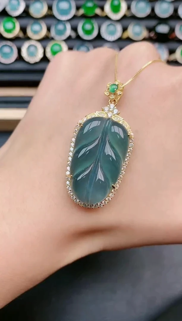 翡翠戒指银S925镶嵌111111