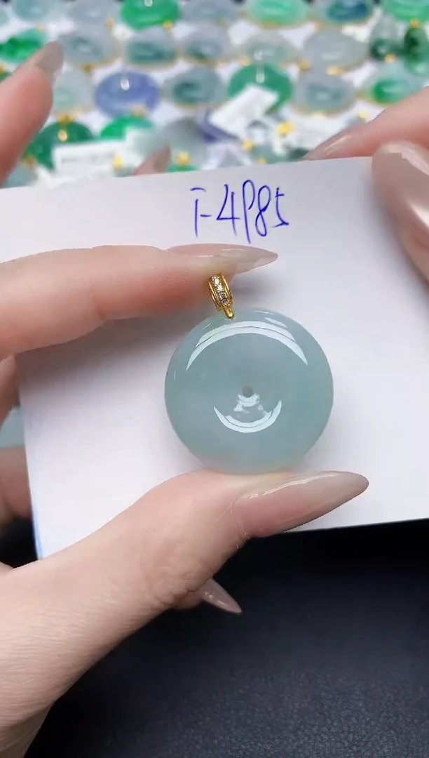 颈饰未镶嵌翡翠 天然缅甸A货翡翠百元以上9元证书费自理