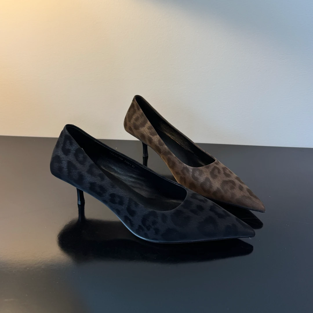 DXCW25139【3公分】气质时尚性感细跟法式尖头浅口跟鞋