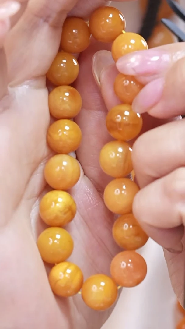 蜜蜡颈饰未镶嵌9850天然蜜蜡珠宝奇石云端妖孽全部保真