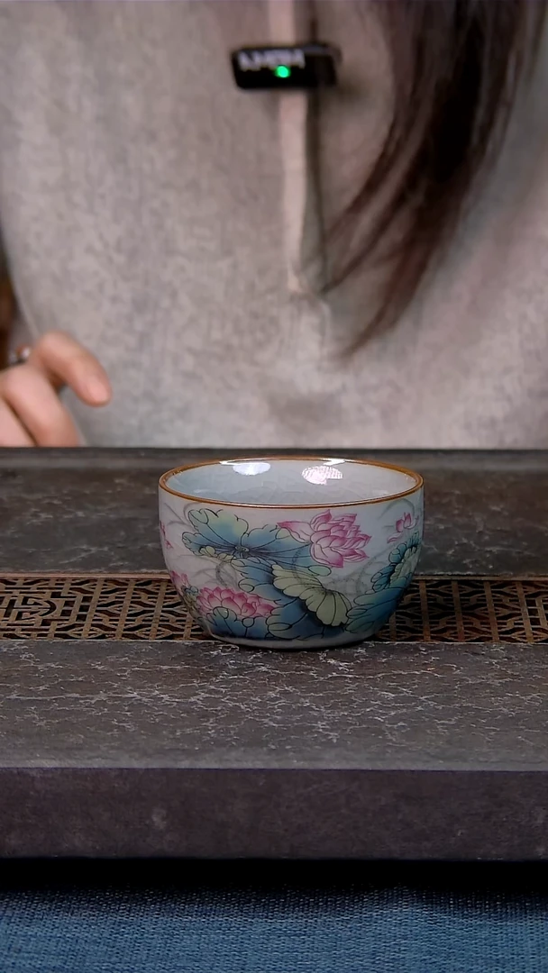 简装家用款件套 老陶泥开片纹陶瓷茶具