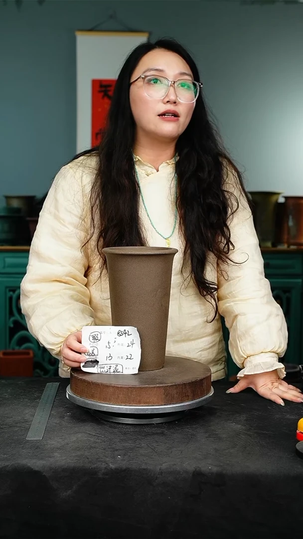 紫砂花盆8342花泥瑕疵紫砂花盆