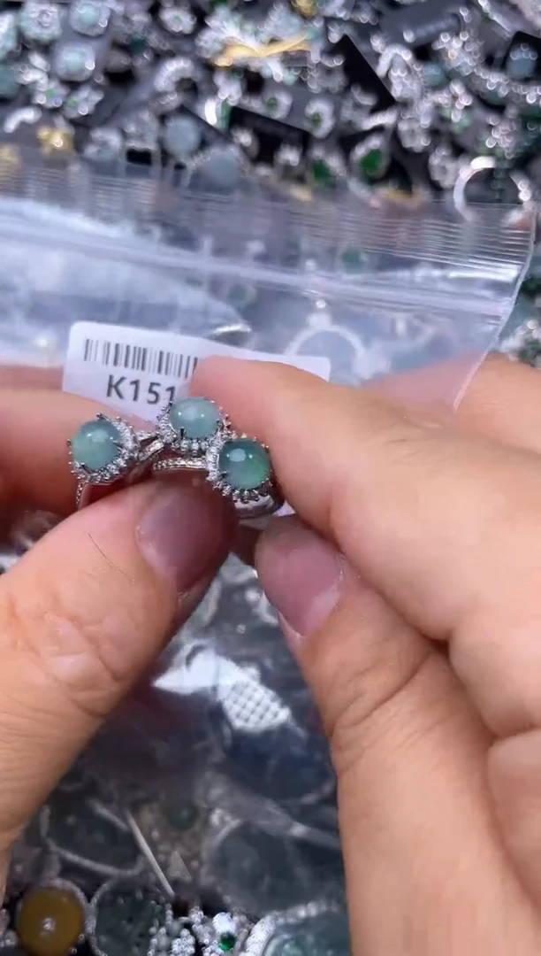 【闪购商品】翡翠颈饰未镶嵌K151戒指多样性发其一