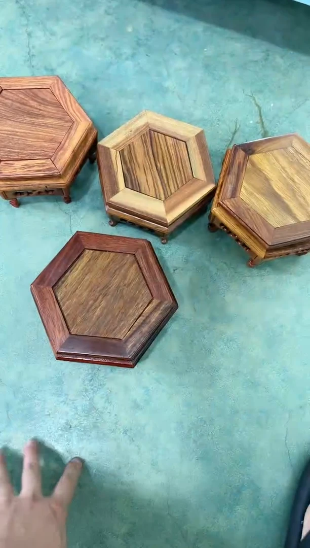 花梨木类花梨木六角大号 1个