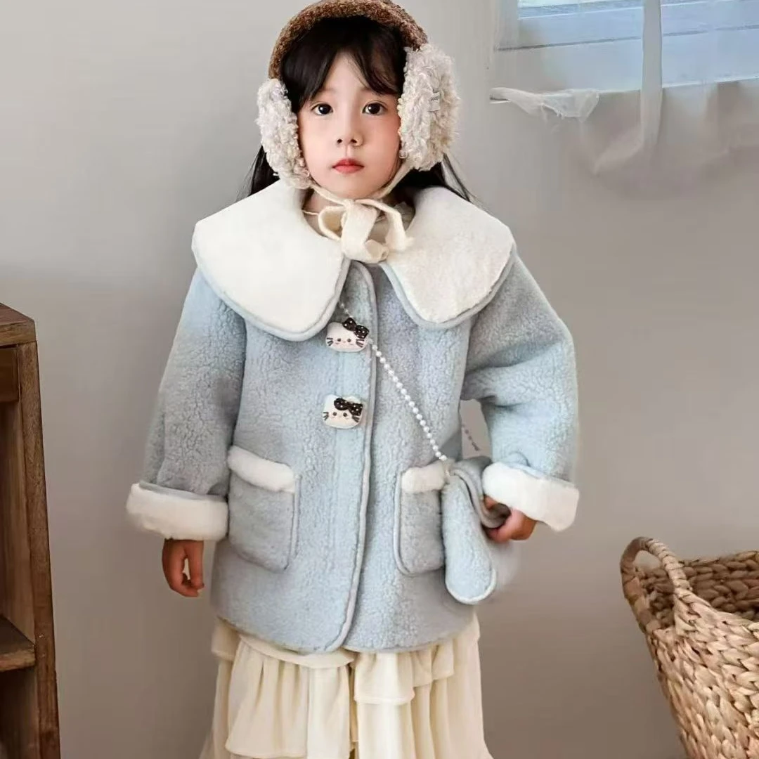 过年儿童保暖加绒外套高货链接洋气韩版冬季
