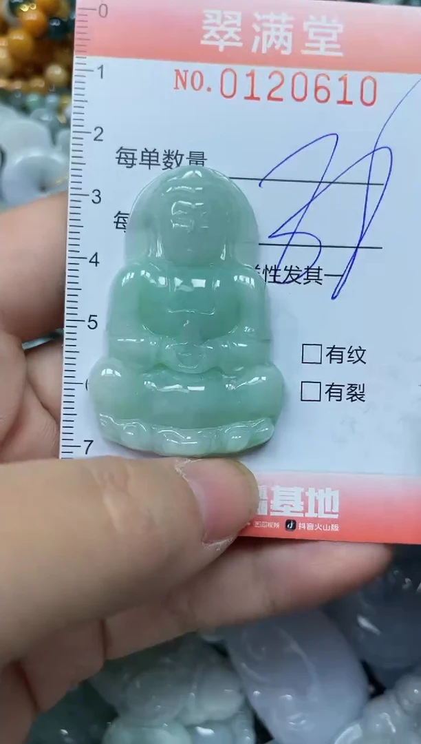 翡翠未镶嵌颈饰闪购0120610